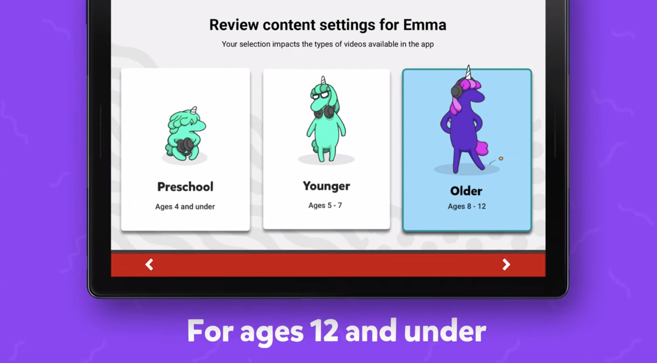 YouTube Kids.