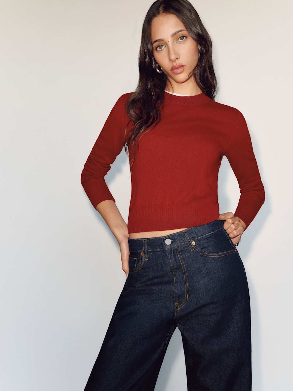 Dana Cashmere Crew Sweater