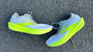 Brooks Hyperion Elite 2 running shoes on Tarmac