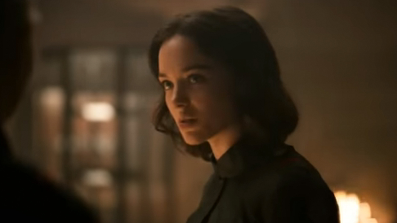 A screenshot of one of the women in Motherland: Fort Salem