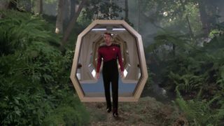 A still of the holodeck from Star Trek The Next Generation