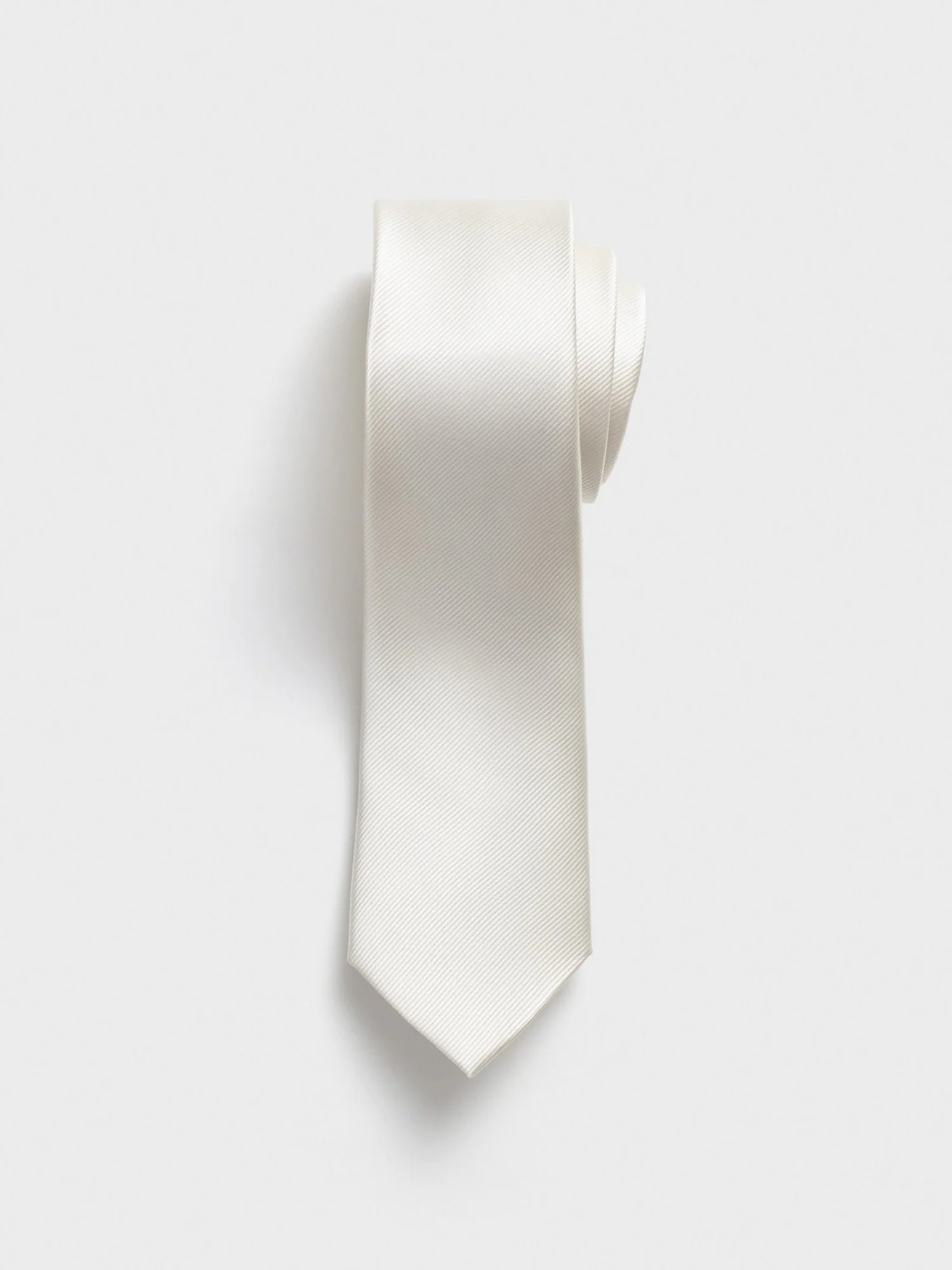 The Black Tux, Platinum Silk Necktie