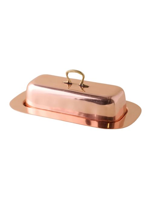 Antique Copper Butter Dish