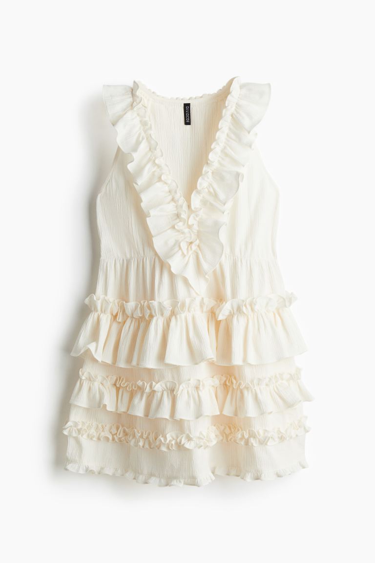 Ruffle-Trimmed Dress