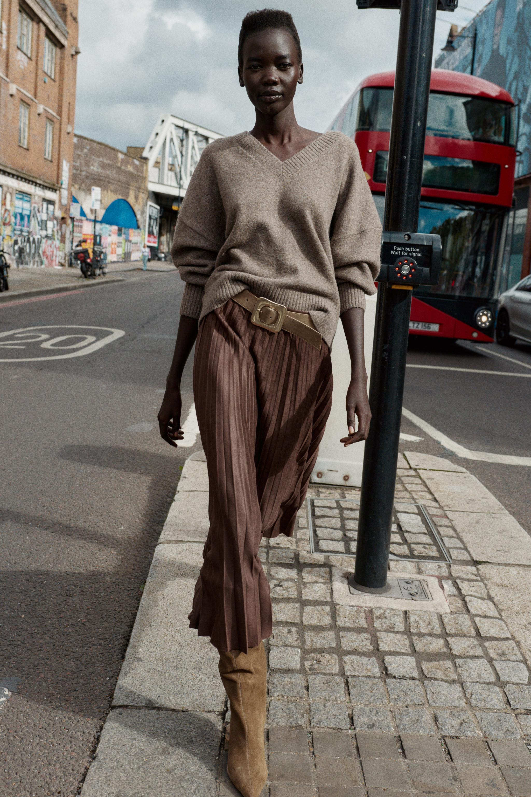 Soft Knit V-Neck Sweater