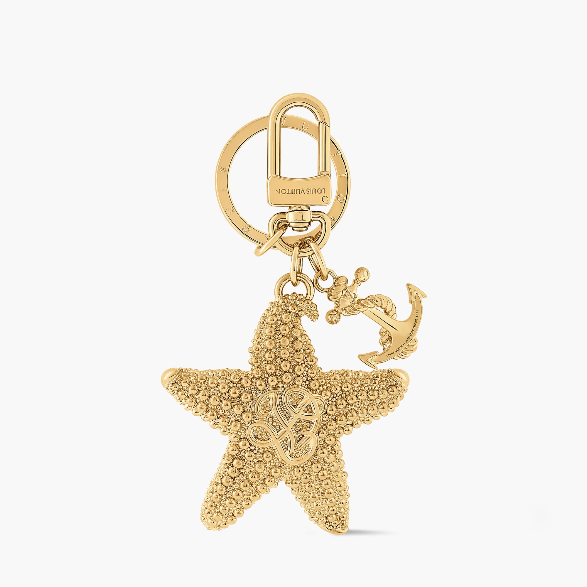 Lv Starfish Key Holder and Bag Charm