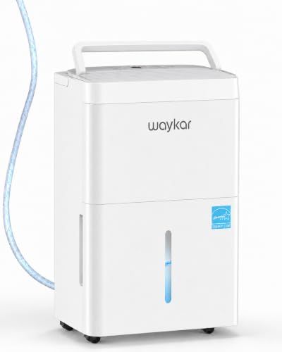 Waykar Dehumidifier With Pump for Large Rooms