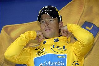 Kirchen claimed yellow in the 2008 Tour