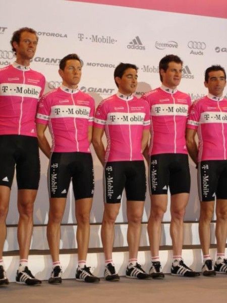Bram Schmitz, Christian Werner, Oscar Sevilla, and Giuseppe Guerini (left to right)Tobias Steinhauser