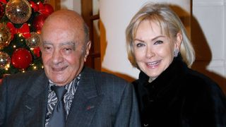 Mohamed Al Fayed and his wife Heini Wathen