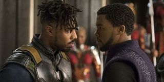 Erik Killmonger T'Challa Michael B. Jordan Chadwick Boseman Black Panther Marvel