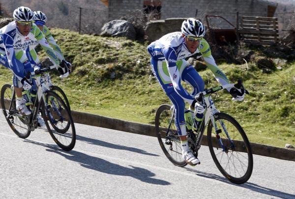 Liquigas-Cannondale were again active on the front.