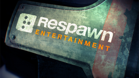 The Respawn logo painted onto metal