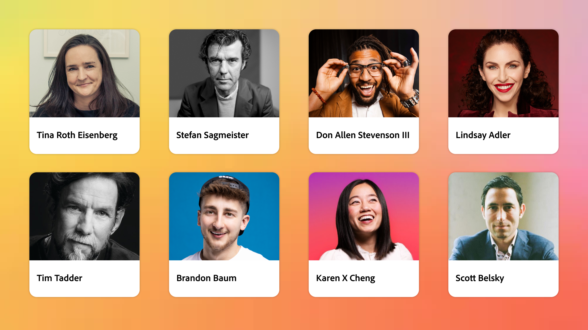 Adobe Creative Collective team photos