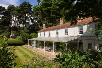 The graceful verandah, the glorious views... what a place Swathgill is.