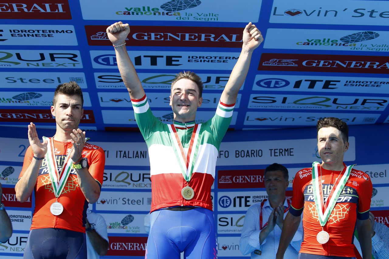 Elia Viviani won the Italian title
