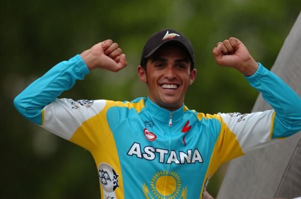 Alberto Contador (Astana) was happy to win