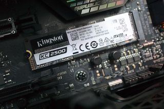 Kingston KC2500 SSD Inside PC
