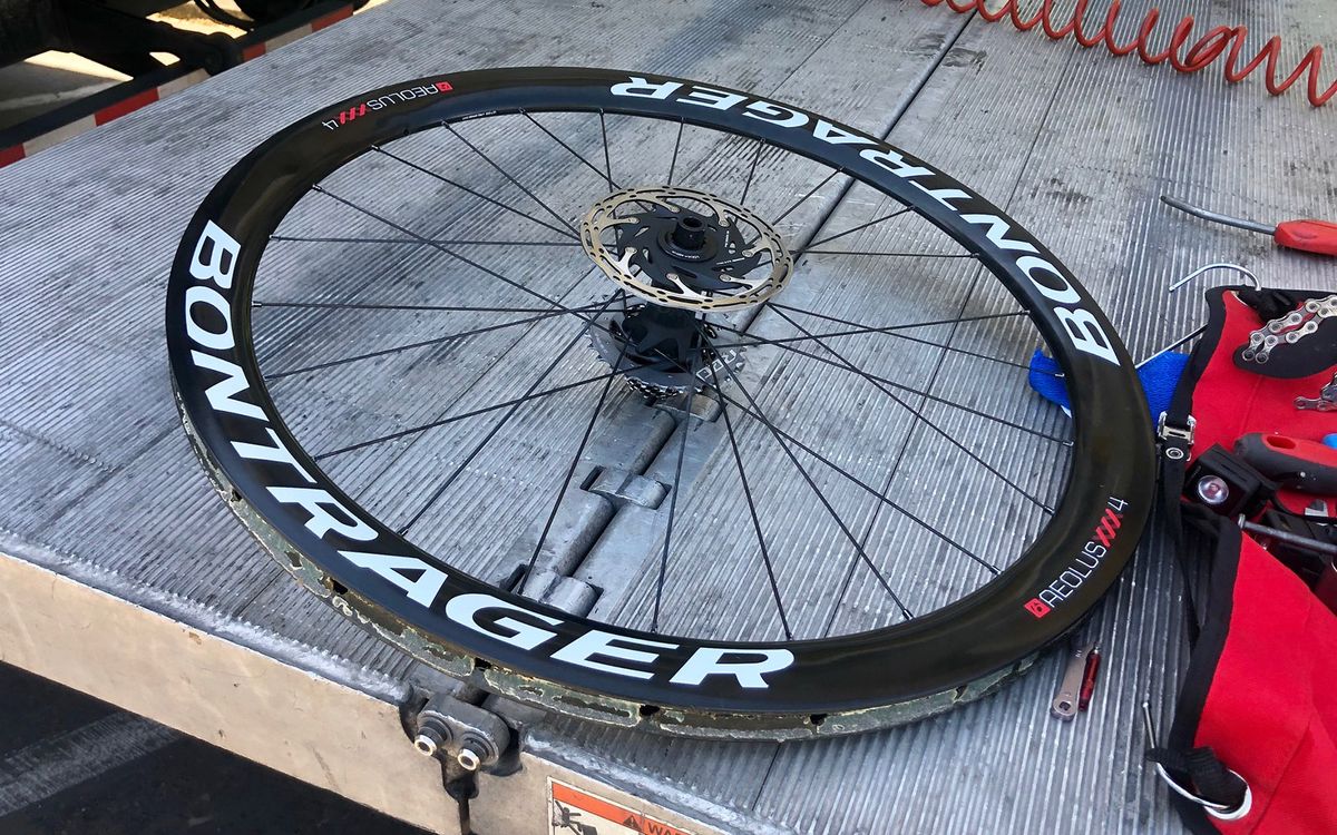 After a few riders raced tubeless during the Classics, tubular tyres are still king