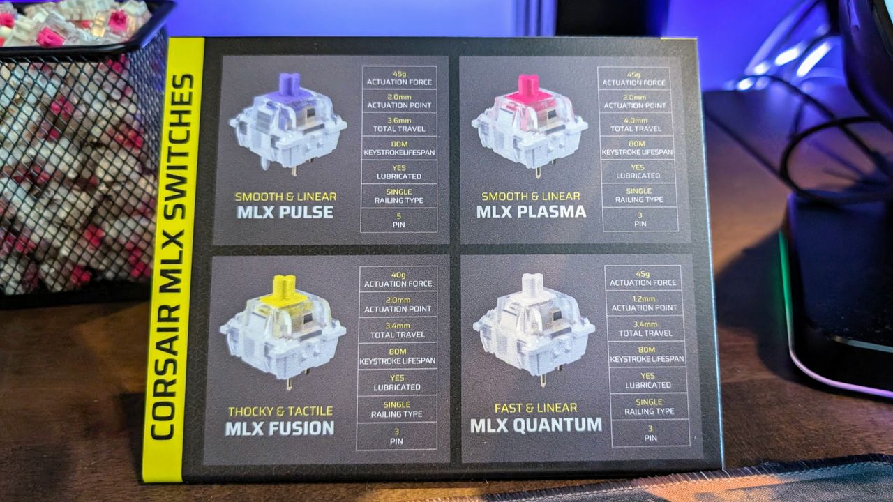 Corsair MAKR 75 switches display at Computex 2025