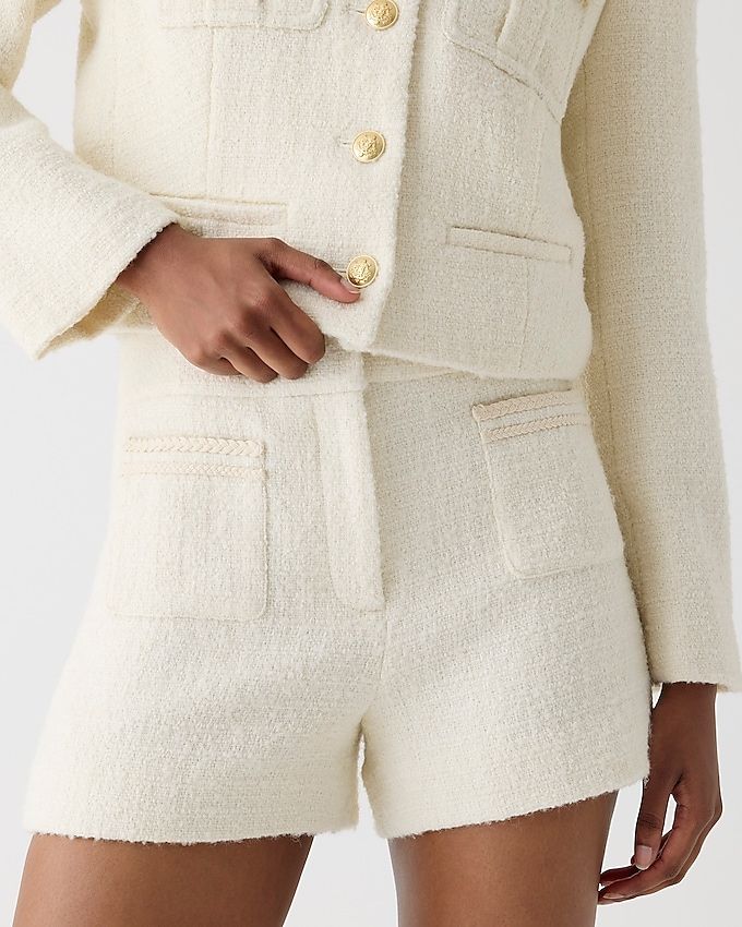 Limited-Edition Patch-Pocket Suit Short in Tweed