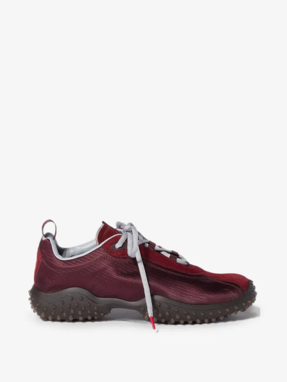 Miu Miu Bubble Technical Fabric and Suede Sneakers | 36