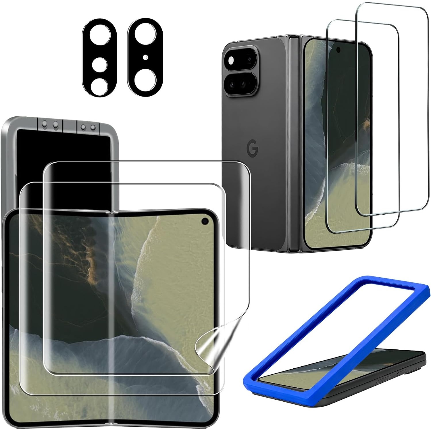 Ferilinso 2 Pack Inside Screen Protector for Google Pixel 11 Pro Fold
