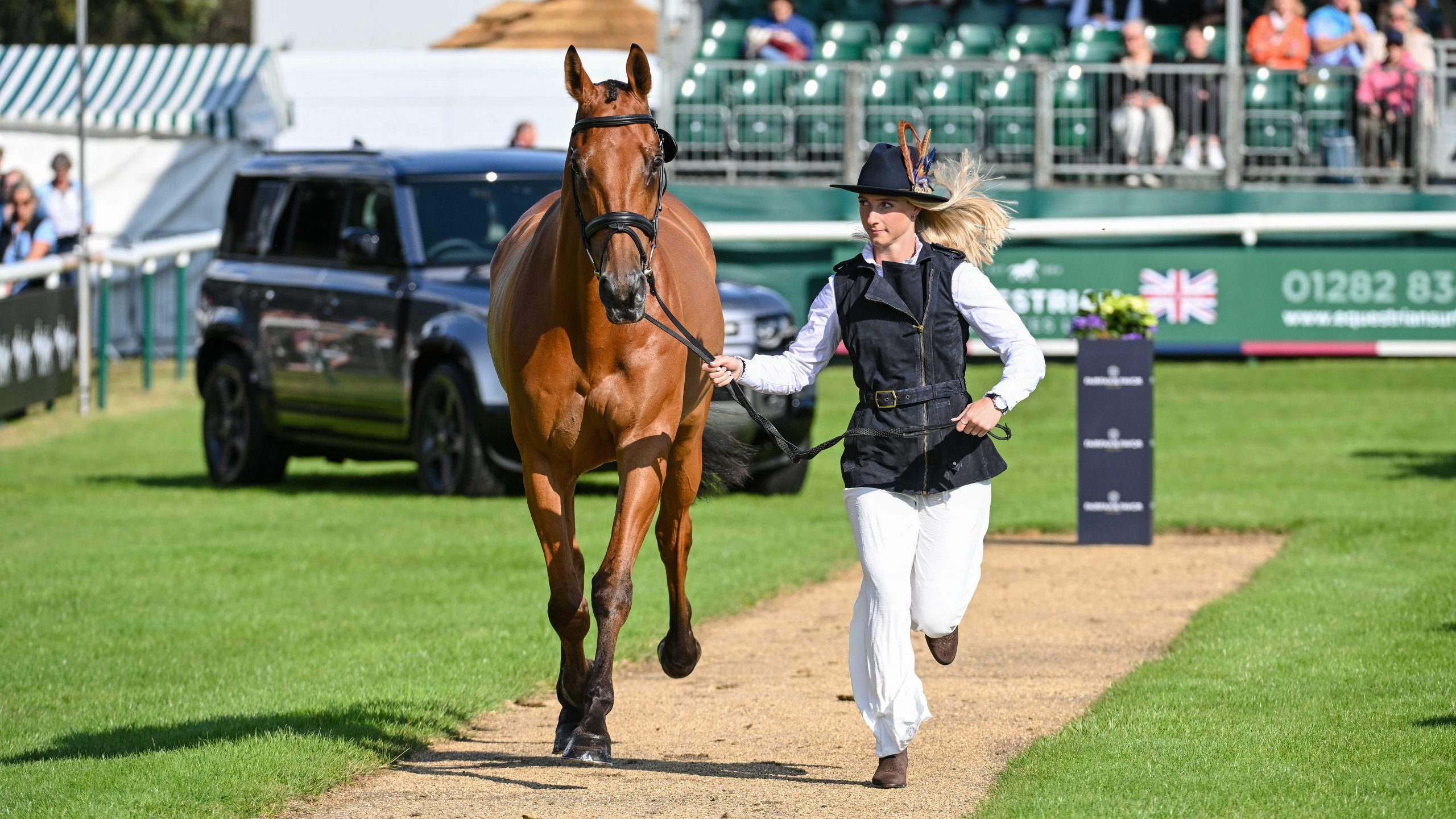Burghley Horse Trials trot-up photos: Greta Mason