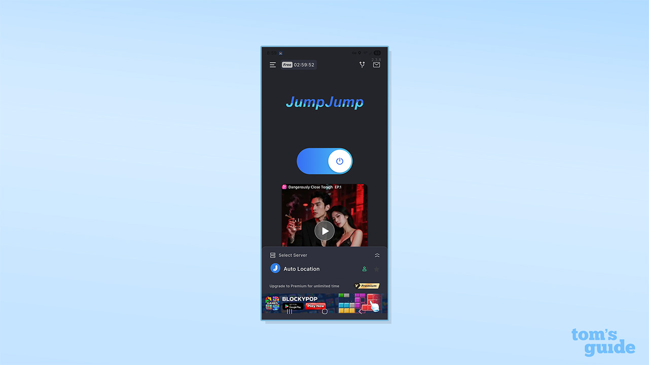 JumpJump VPN on android