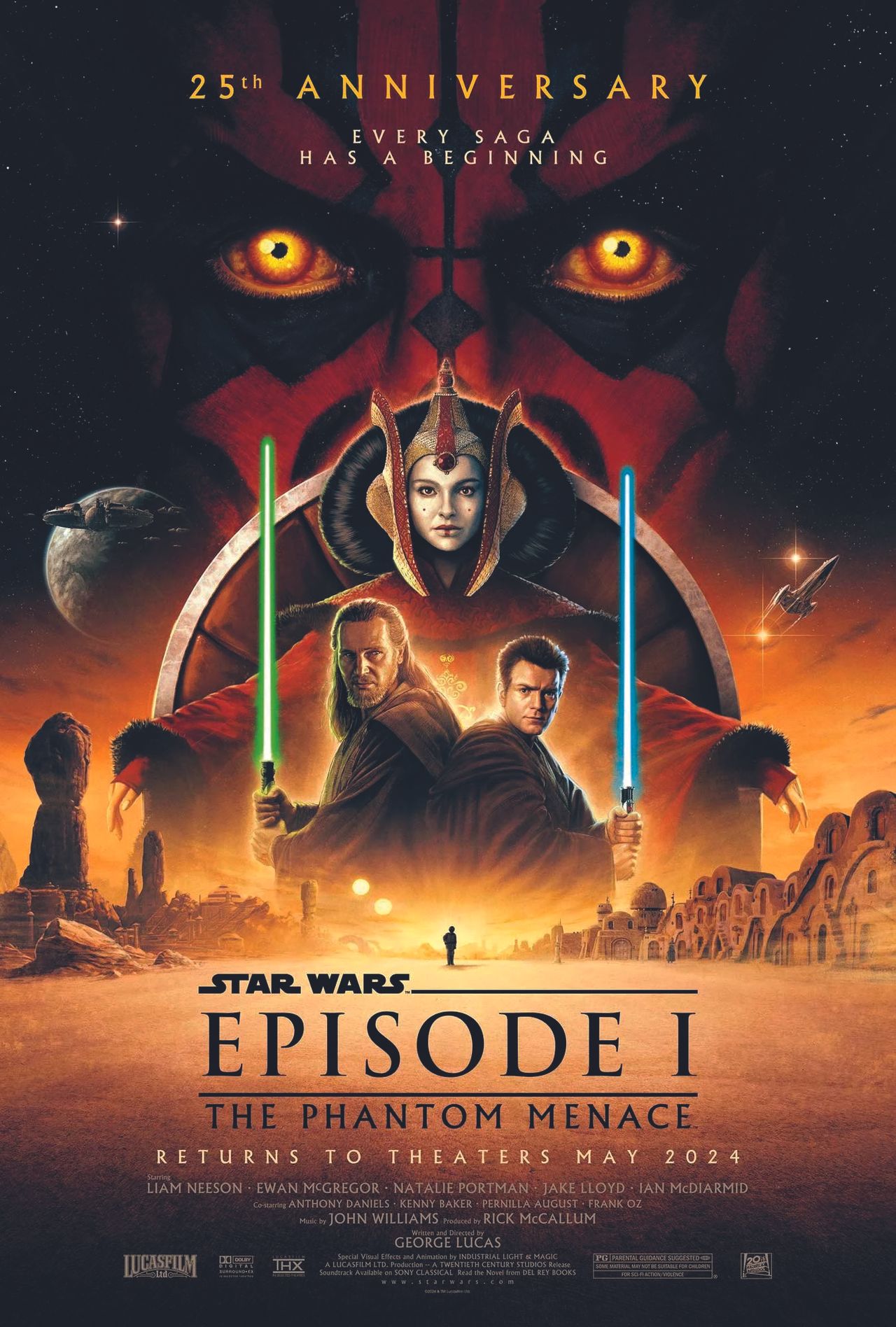 Star Wars Episode 1 poster art by Matt Ferguson