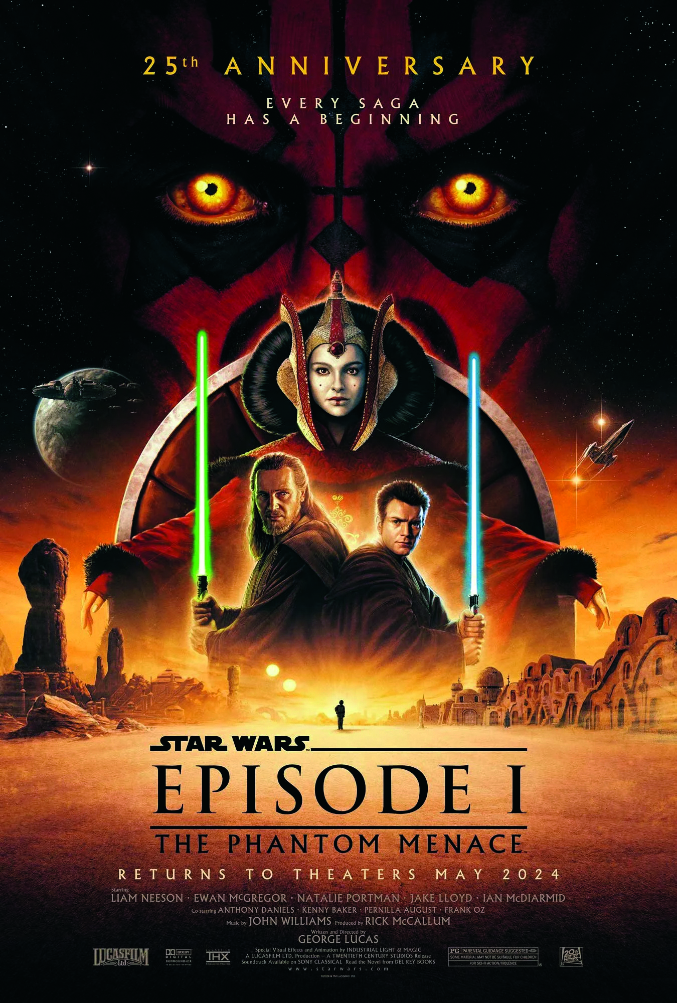 Star Wars Episode 1 poster art by Matt Ferguson