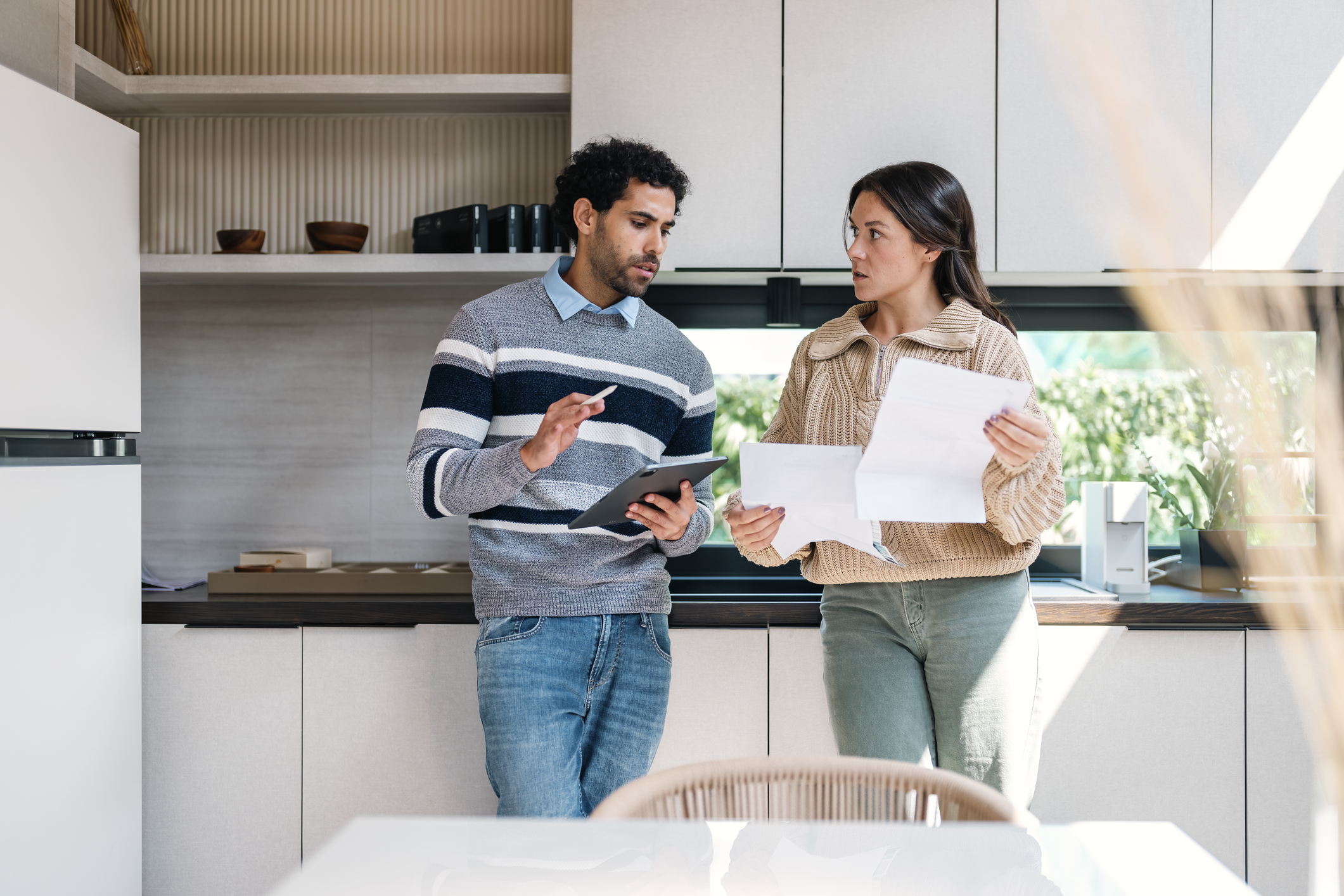 Young couple working out they need £100,000 each a year from a pension to retire comfortably