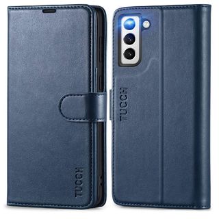 Tucch Wallet Case For Samsung Galaxy S21 Plus Blue