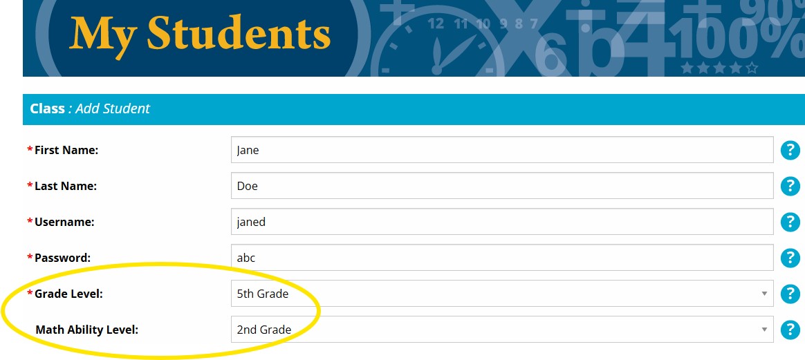 I Know It student ability level