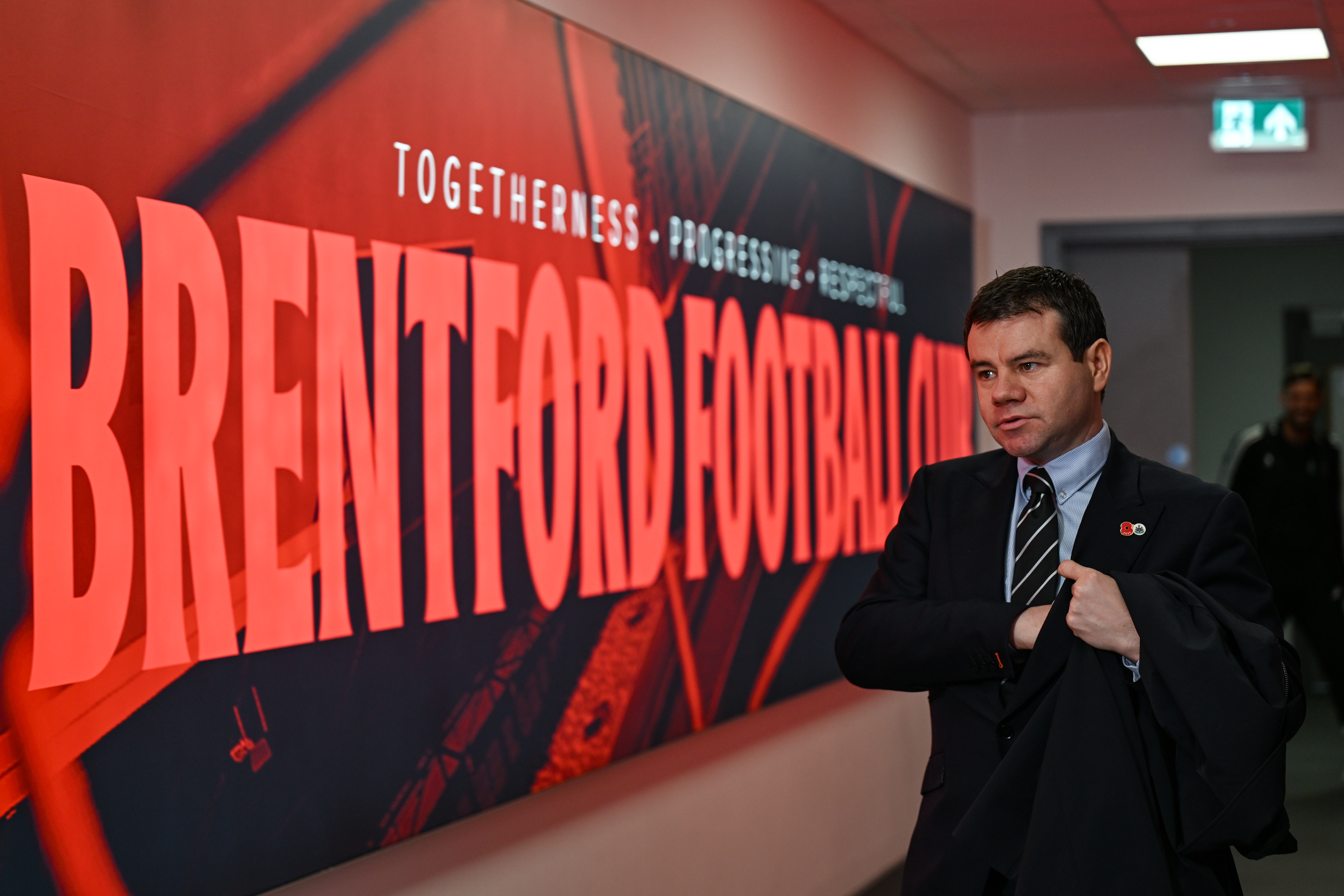 BRENTFORD, ENGLAND - NOVEMBER 09: The Premier League match between Brentford and Newcastle United at Gtech Community Stadium on November 09, 2025 in Brentford, England. (Photo by Serena Taylor/Newcastle United via Getty Images)