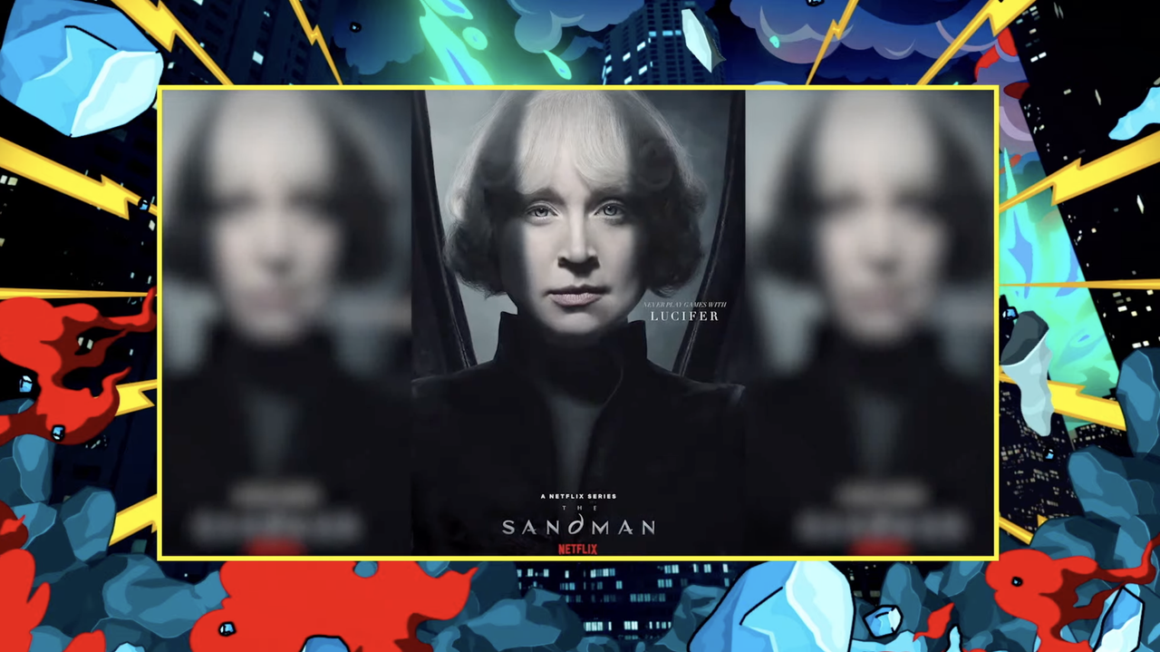 Gwendoline Christie as Lucifer in Sandman at DC Fandome