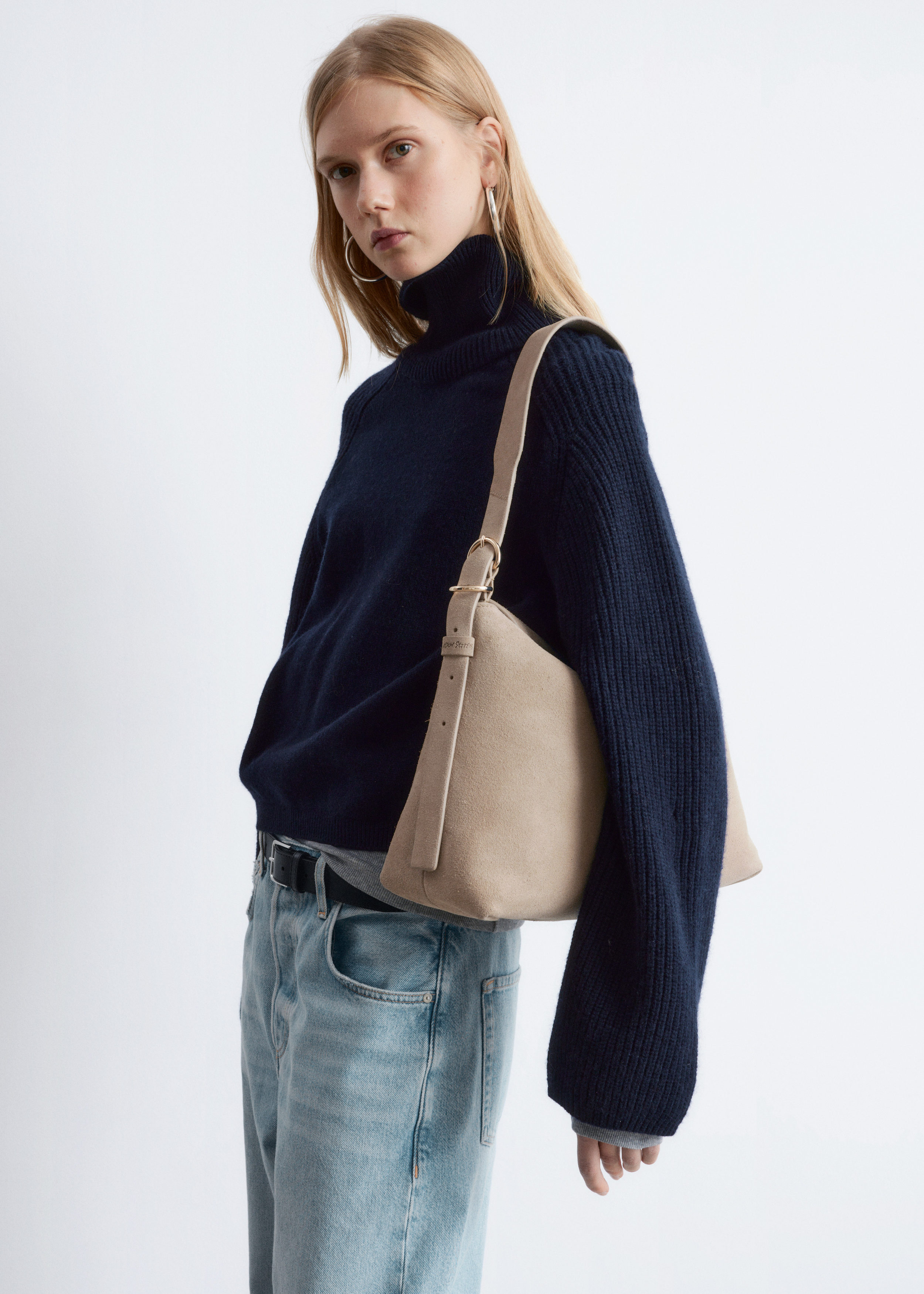 Large Leather Shoulder Bag