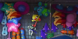 Buzz Lightyear with Bunny and Duckie in Toy Story 4