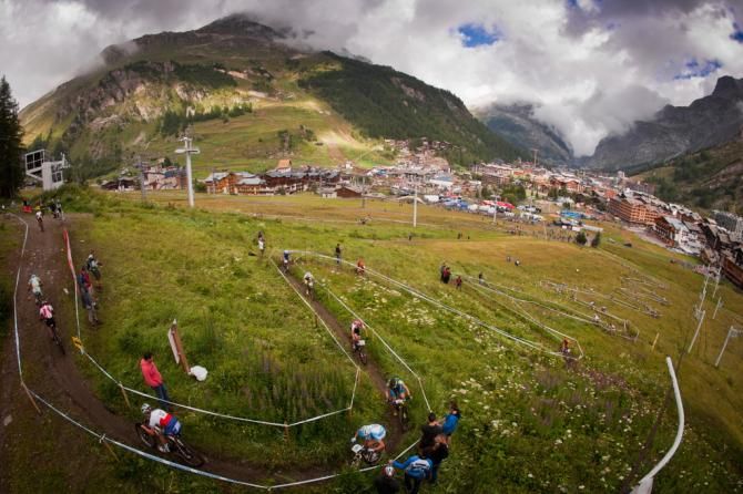 Val d'Is&eacute;re was the second French stop on the 2012 UCI Mountain Bike World Cup circuit