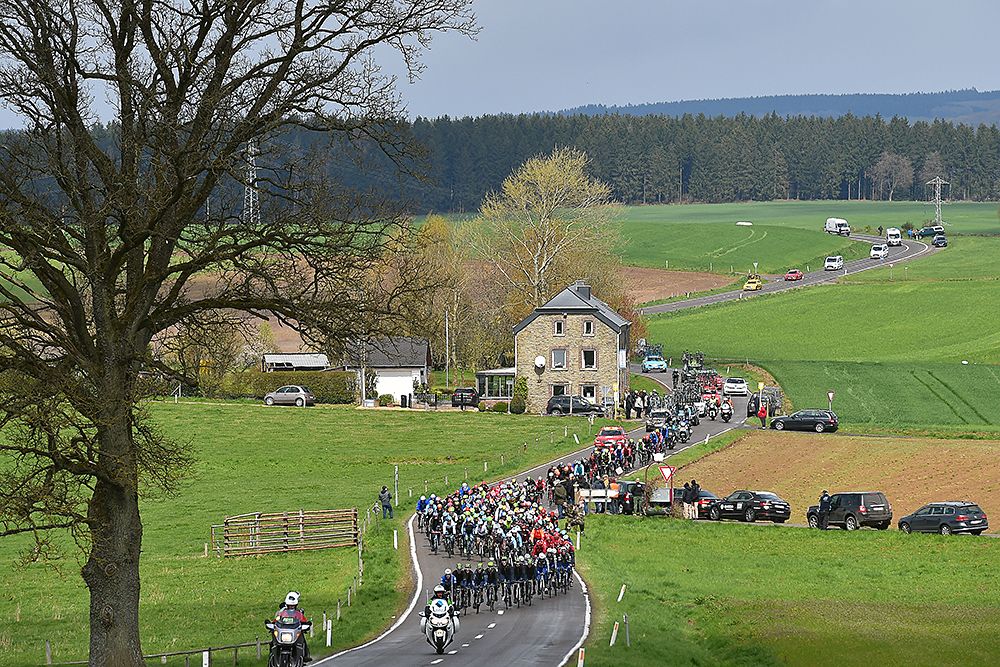 The farm country around Liege-Bastogne-Liege