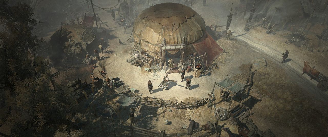 The harsh desert lands of the Dry Steppes in Diablo IV