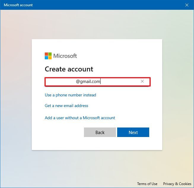 How To Create A Windows 10 Account Using Any Email Address 