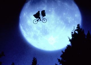 elliot and et bike over the moon in E.T.