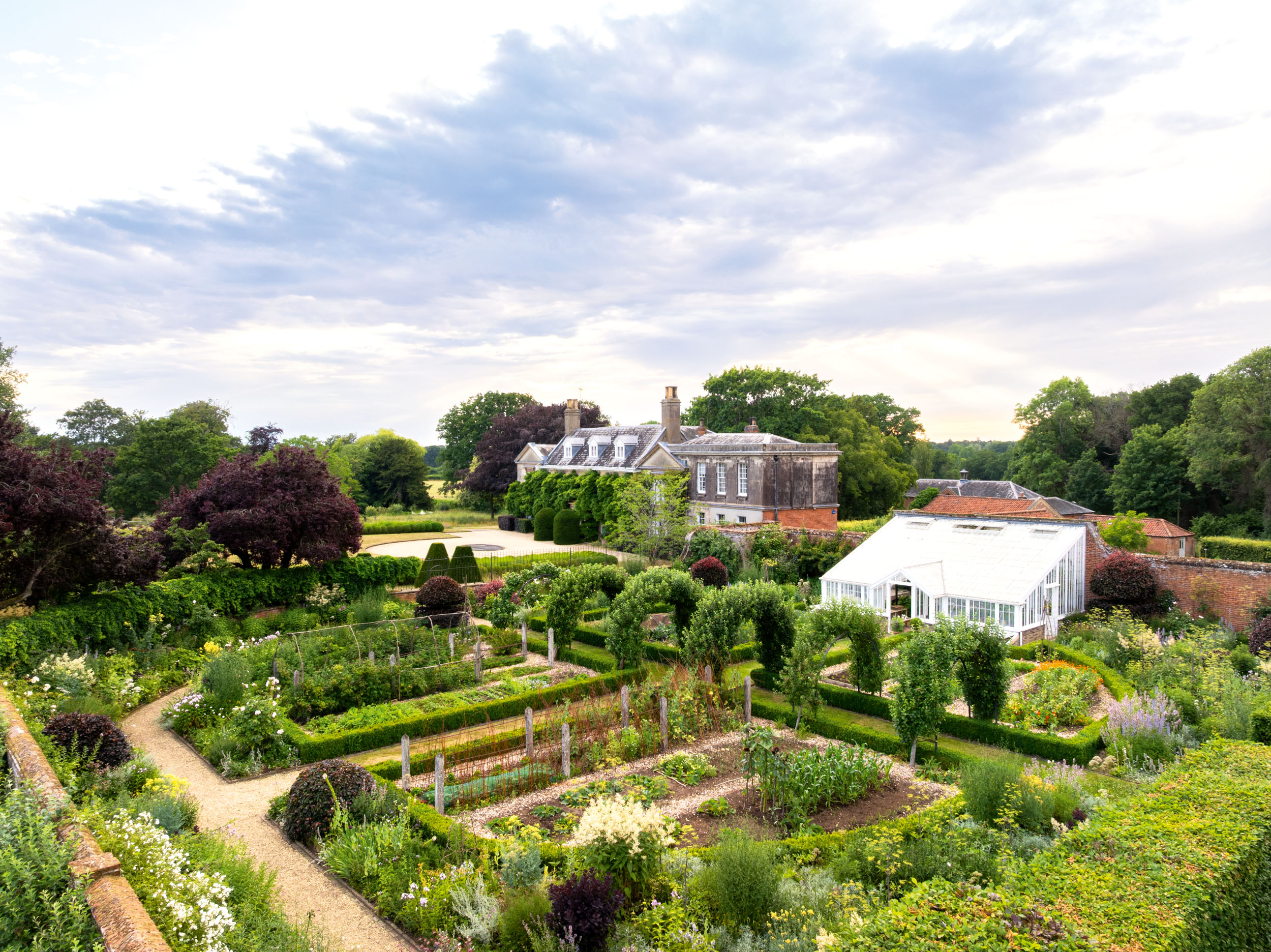Holme Hale Hall gardens