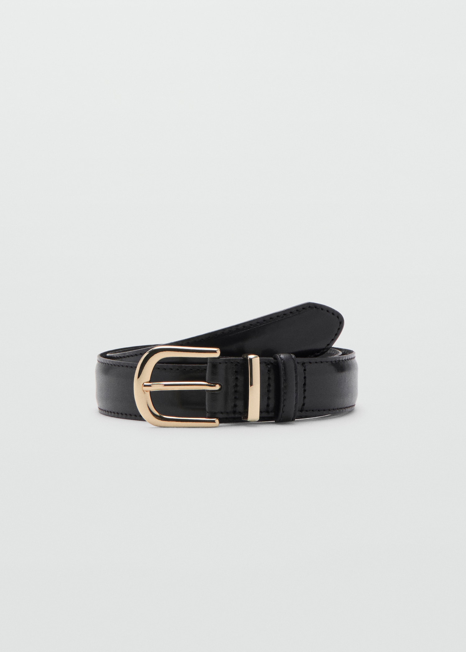 Buckle Leather Belt - Women | Mango United Kingdom
