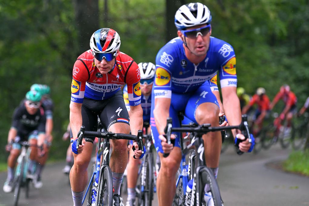 Deceuninck-QuickStep's Fabio Jakobsen and Fabio Sabatini