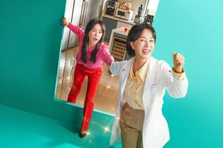 promotional image of uhm jung hwa in doctor cha kdrama