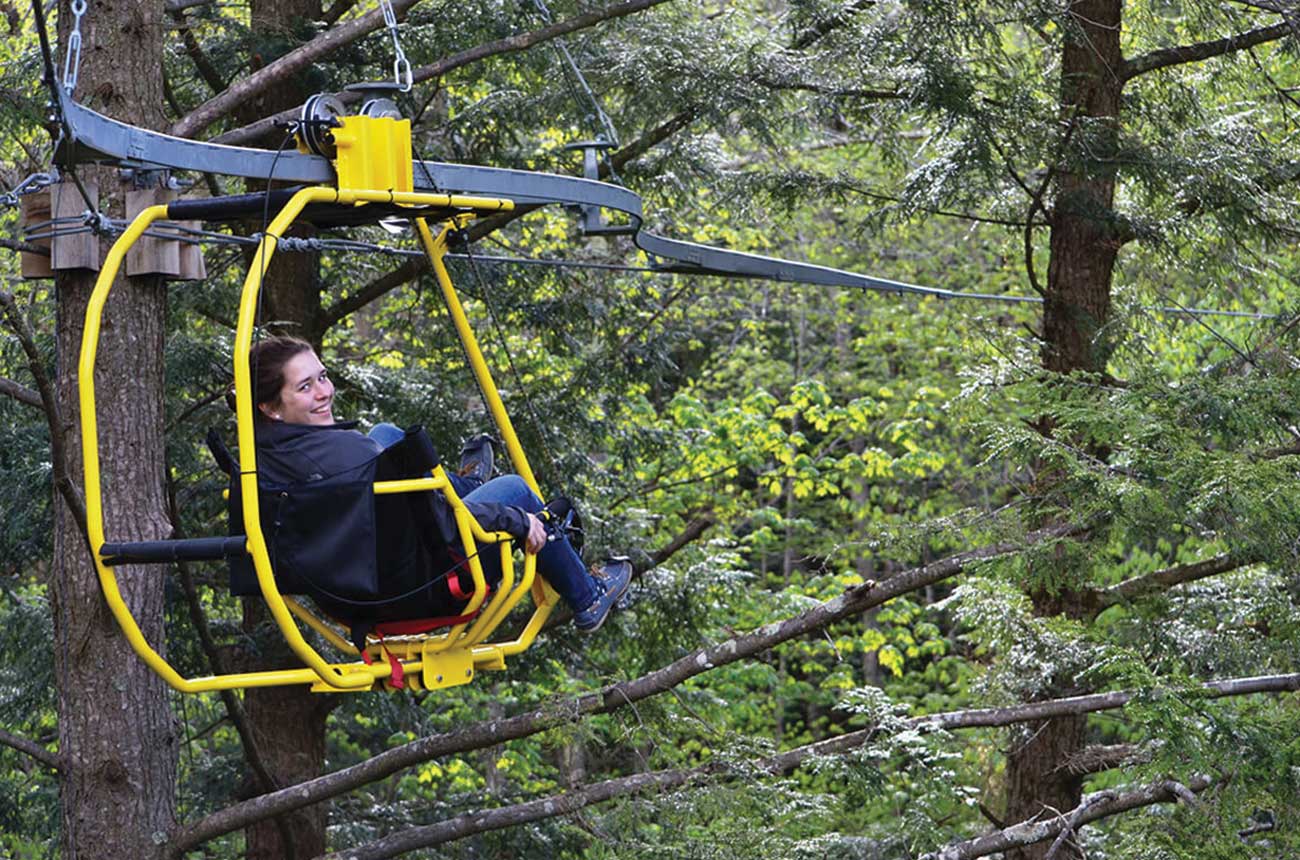 V&amp;eacute;loVolant at AuDiable Vert resort