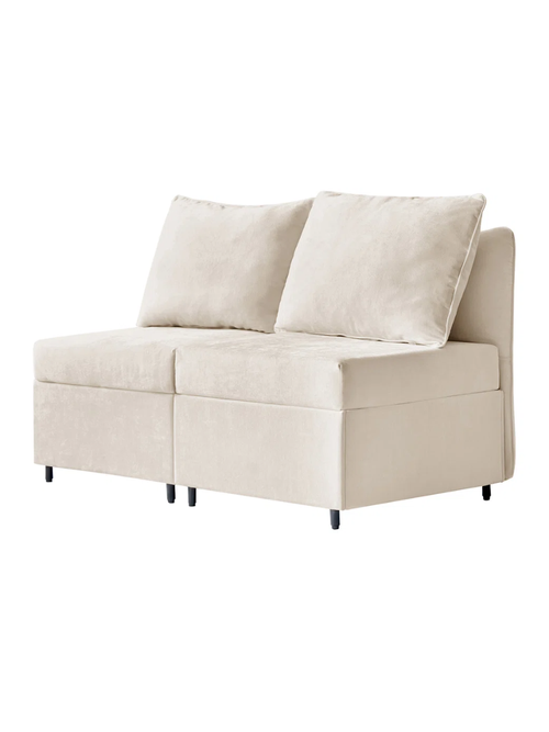 Woodring Upholstered Storage Armless Loveseat 