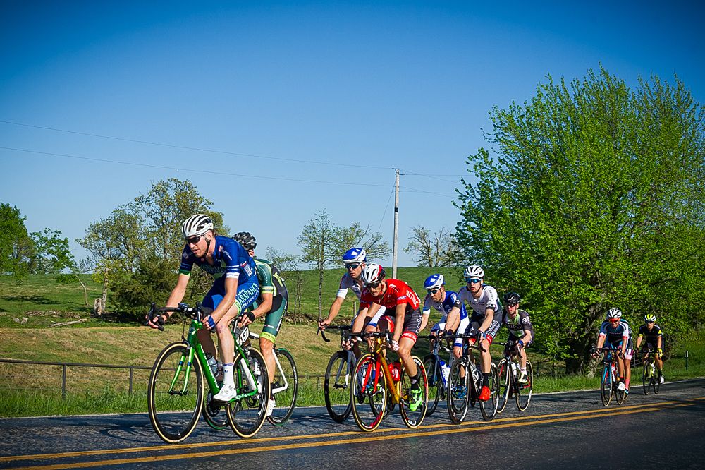 Breakaway on the circuit race Joe Martin Stage Race stage 3